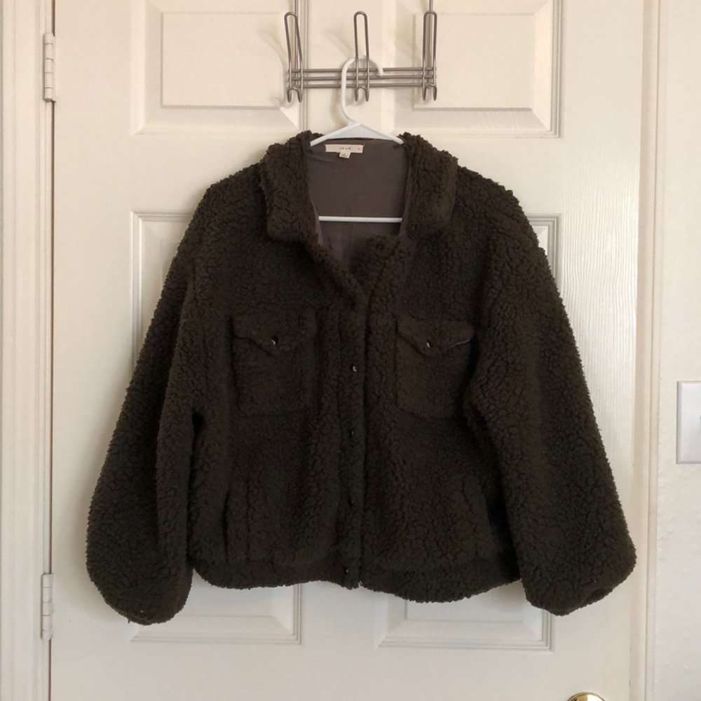 Green Teddy Bear Jacket